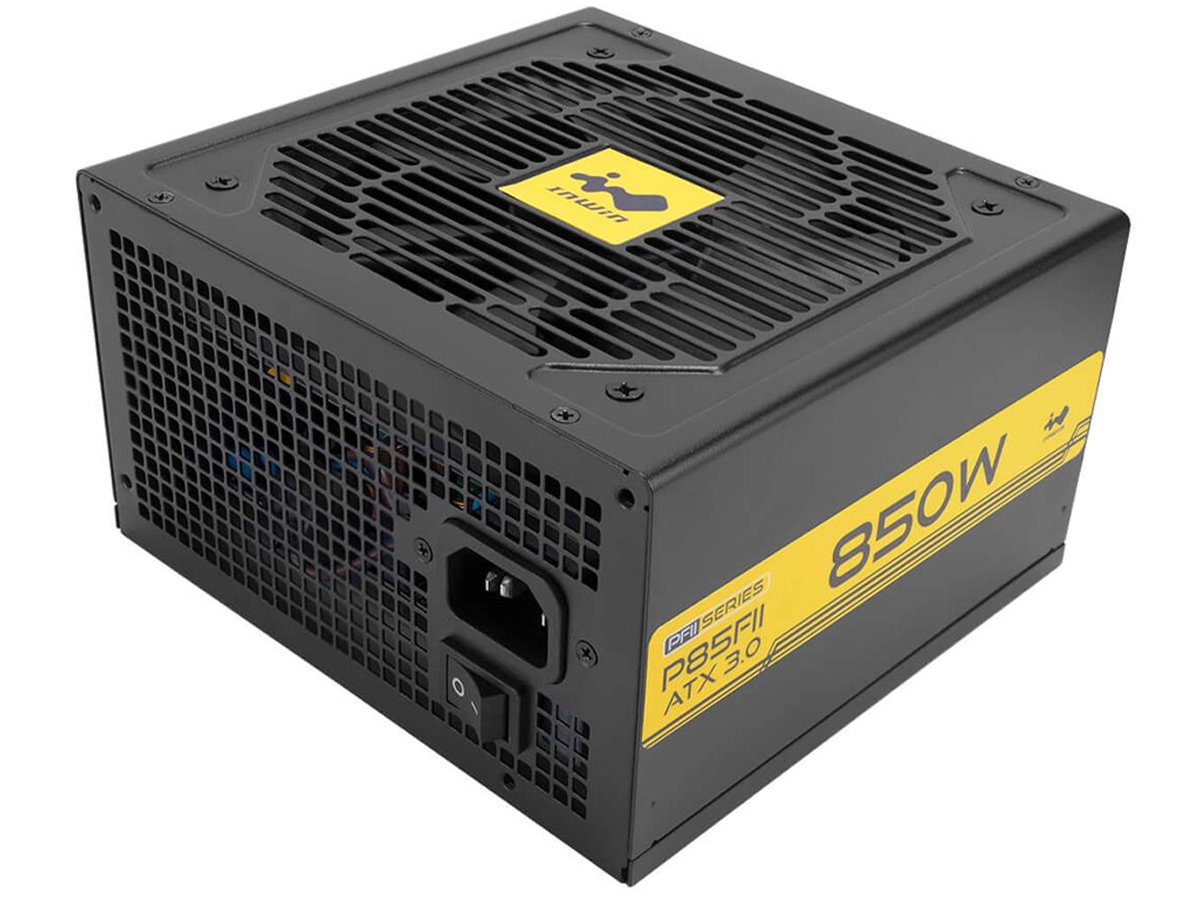 850W PCIE 5.0 対応 80PLUS Gold認証 ATX 3.0 IN WIN P85FII 850W 80 Plus Gold ATX 3.0 - Zasilacze do